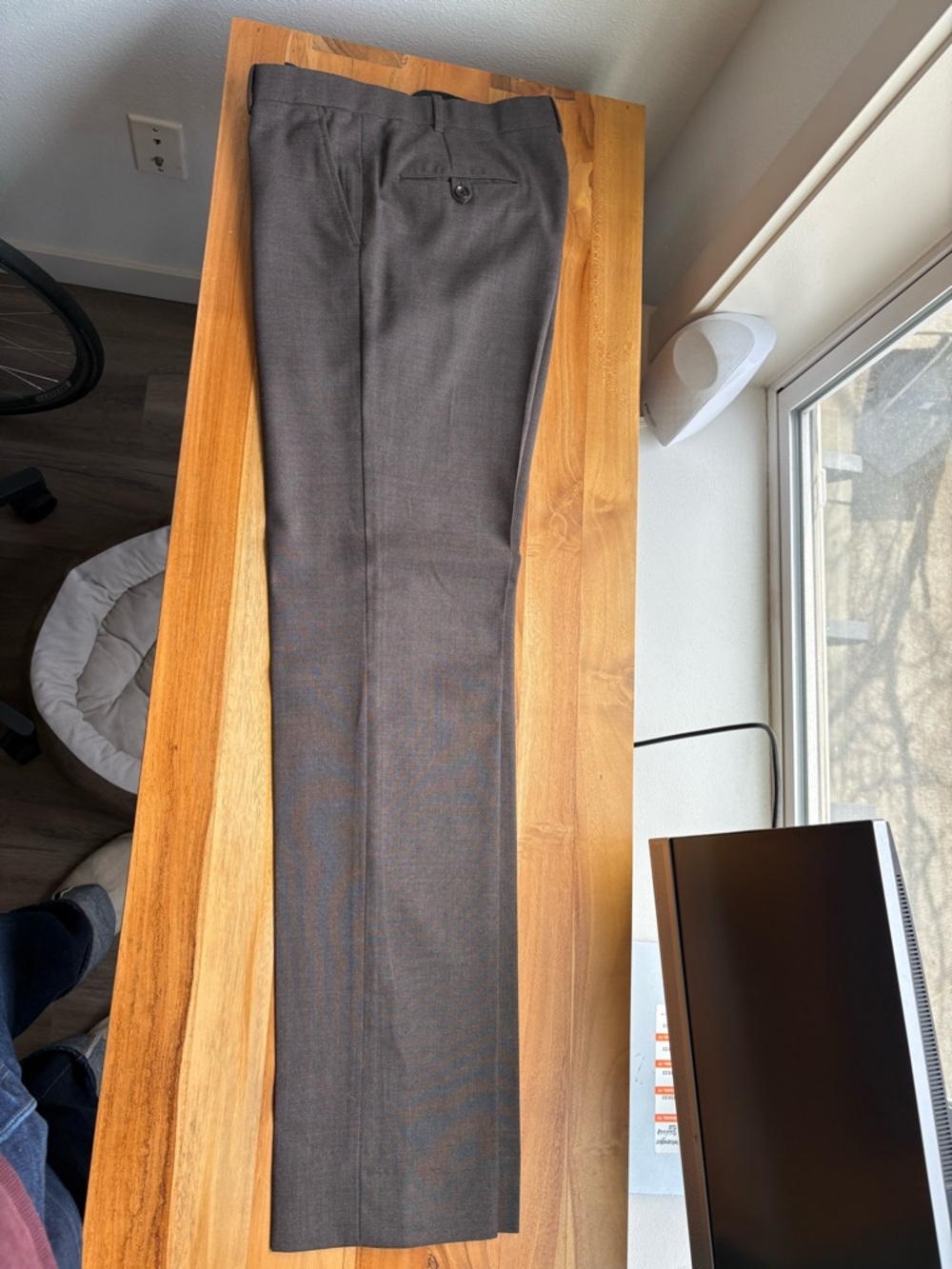 Band Of Outsiders Black Trousers with Logo Label